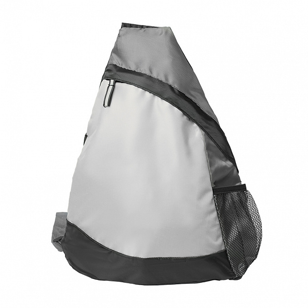 Рюкзак Pick, белый/серый/чёрный, 41 x 32 см, 100% полиэстер 210D с логотипом в Москве заказать по выгодной цене в кибермаркете AvroraStore