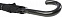 Fontana 23-дюймовый зонт карбонового цвета с механизмом автоматического открытия и изогнутой ручкой, черный с логотипом в Москве заказать по выгодной цене в кибермаркете AvroraStore