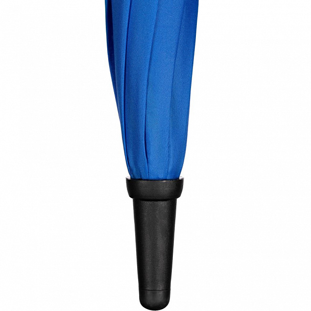 Зонт-трость Undercolor с цветными спицами, голубой с логотипом в Москве заказать по выгодной цене в кибермаркете AvroraStore