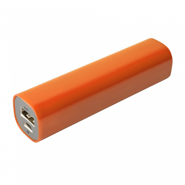 Внешний аккумулятор Easy Shape 2000 мАч, оранжевый с логотипом в Москве заказать по выгодной цене в кибермаркете AvroraStore