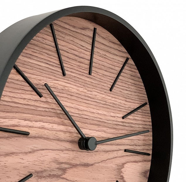 Часы настенные Rio, палисандр с логотипом в Москве заказать по выгодной цене в кибермаркете AvroraStore