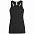 Майка женская Justin Women, черная с логотипом в Москве заказать по выгодной цене в кибермаркете AvroraStore
