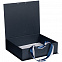 Коробка на лентах Tie Up, синяя с логотипом  заказать по выгодной цене в кибермаркете AvroraStore