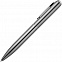 Ручка шариковая Scribo, серо-стальная с логотипом  заказать по выгодной цене в кибермаркете AvroraStore