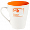 Кружка «Разделение труда. Маркетий», белая с оранжевым с логотипом в Москве заказать по выгодной цене в кибермаркете AvroraStore