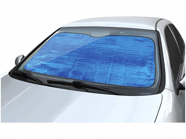 Автомобильный солнцезащитный экран Noson, ярко-синий с логотипом в Москве заказать по выгодной цене в кибермаркете AvroraStore