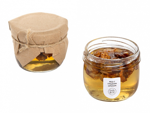 Мед с грецким орехом с логотипом в Москве заказать по выгодной цене в кибермаркете AvroraStore