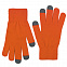 Перчатки сенсорные REACH, оранжевый, 100%акрил с логотипом в Москве заказать по выгодной цене в кибермаркете AvroraStore