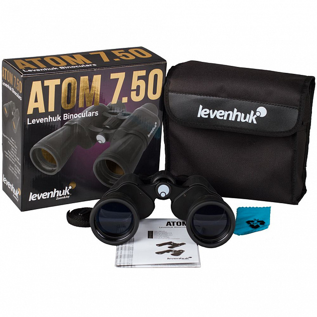 Бинокль Atom 7x, линзы 50 мм с логотипом в Москве заказать по выгодной цене в кибермаркете AvroraStore