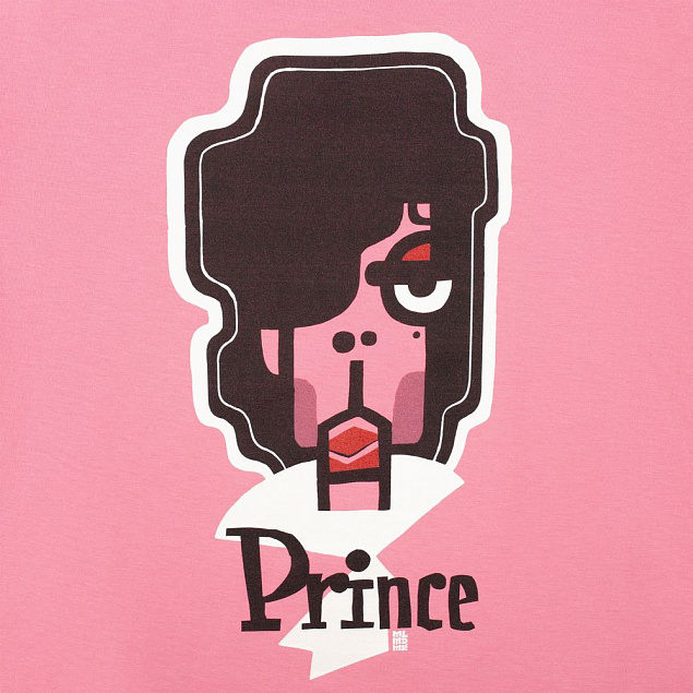 Футболка женская «Меламед. Prince», розовая с логотипом в Москве заказать по выгодной цене в кибермаркете AvroraStore
