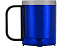 Набор Походный с чехлом: термос, 2 кружки, синий (Р) с логотипом в Москве заказать по выгодной цене в кибермаркете AvroraStore