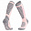 Термоноски женские высокие Monterno Sport, розовые с серым с логотипом в Москве заказать по выгодной цене в кибермаркете AvroraStore