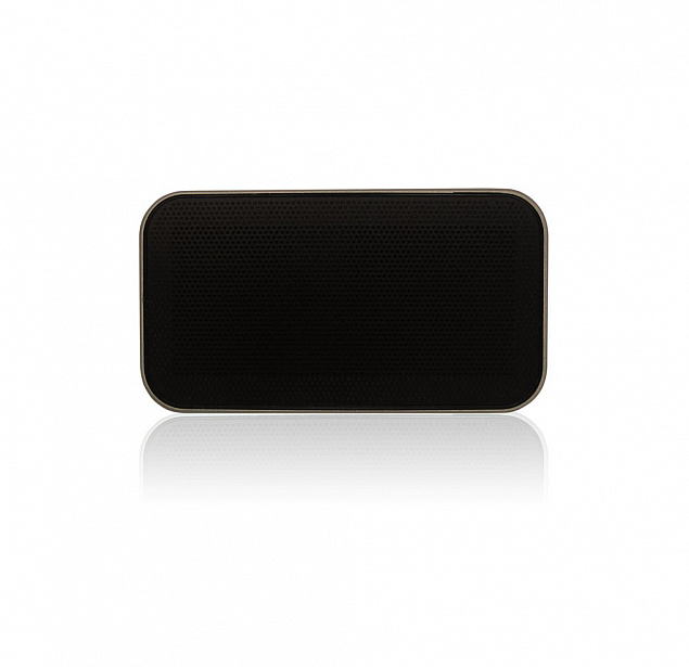 Беспроводная Bluetooth колонка Micro Speaker Limited Edition, светло-золотистая с логотипом в Москве заказать по выгодной цене в кибермаркете AvroraStore