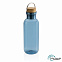 Бутылка для воды из rPET GRS с крышкой из бамбука FSC, 680 мл с логотипом в Москве заказать по выгодной цене в кибермаркете AvroraStore