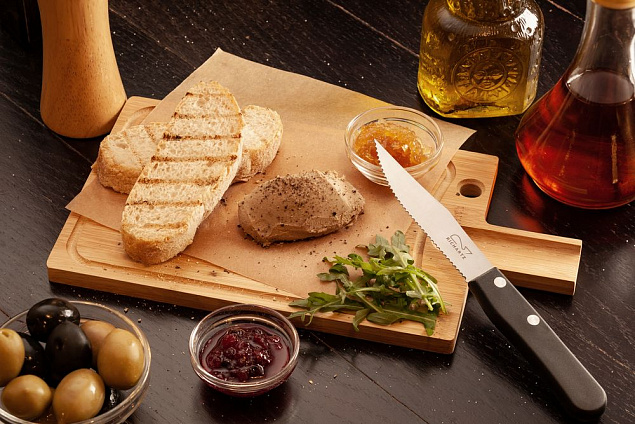 Разделочная доска и нож для стейка Steak с логотипом в Москве заказать по выгодной цене в кибермаркете AvroraStore