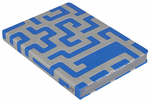 Ежедневник Labyrinth, недатированный, синий с логотипом в Москве заказать по выгодной цене в кибермаркете AvroraStore