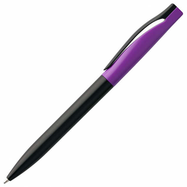 Ручка шариковая Pin Special, черно-оранжевая с логотипом в Москве заказать по выгодной цене в кибермаркете AvroraStore