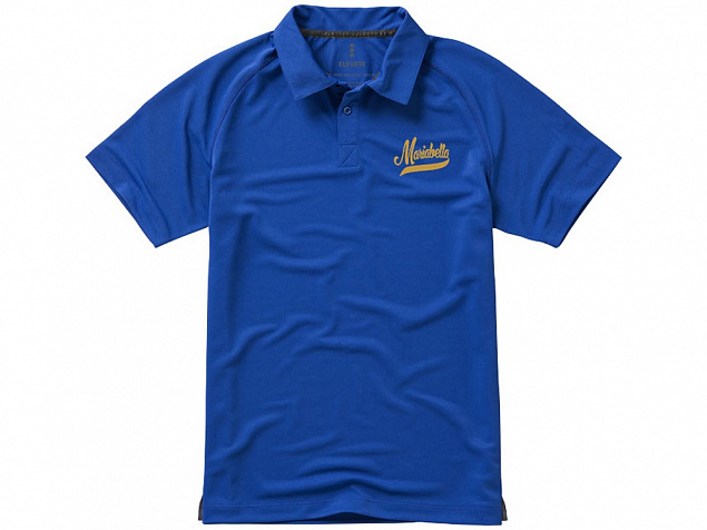 Рубашка поло Ottawa мужская, синий с логотипом в Москве заказать по выгодной цене в кибермаркете AvroraStore