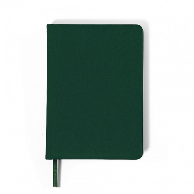Ежедневник недатированный Duncan, А5,  темно-зеленый, белый блок с логотипом в Москве заказать по выгодной цене в кибермаркете AvroraStore