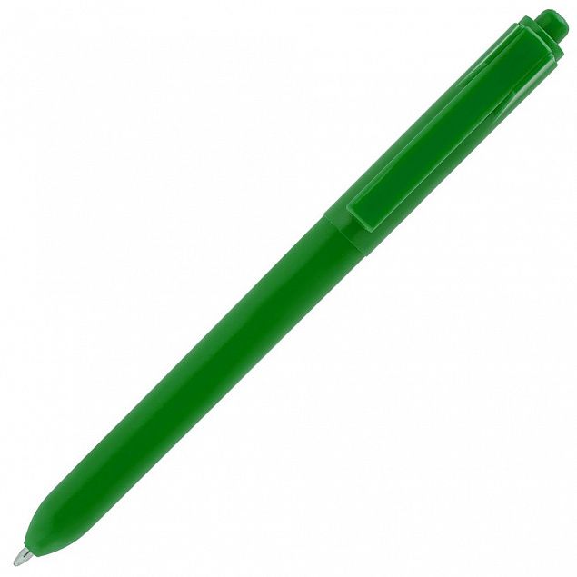 Ручка шариковая Hint, зеленая с логотипом в Москве заказать по выгодной цене в кибермаркете AvroraStore