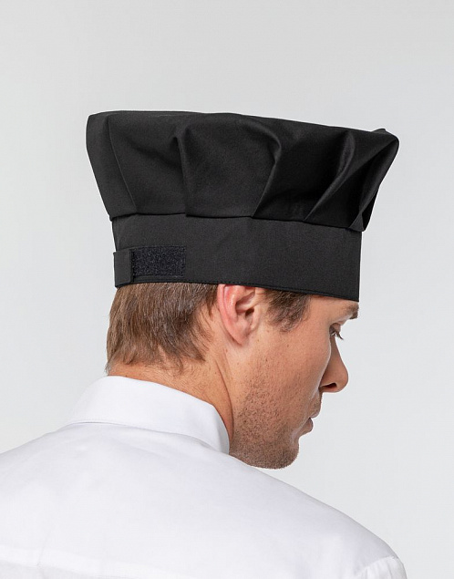 Колпак поварской Cookery, черный с логотипом в Москве заказать по выгодной цене в кибермаркете AvroraStore