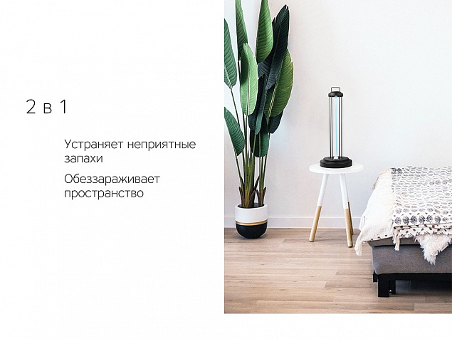 Лампа бактерицидная ультрафиолетовая Sterilizer Z2 с логотипом в Москве заказать по выгодной цене в кибермаркете AvroraStore