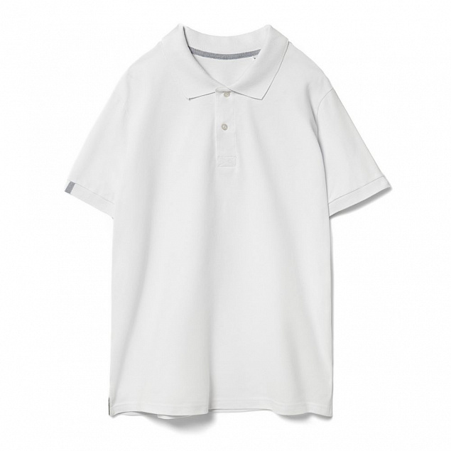 Рубашка поло мужская Virma Premium, белая с логотипом в Москве заказать по выгодной цене в кибермаркете AvroraStore