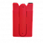 Держатель карт на телефоне Skat, красный с логотипом в Москве заказать по выгодной цене в кибермаркете AvroraStore