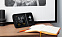 Настольные часы "Smart Screen" с беспроводным (15W) зарядным устройством, гигрометром, термометром, календарём, с подсветкой логотипа с логотипом в Москве заказать по выгодной цене в кибермаркете AvroraStore