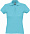 Рубашка поло женская PASSION 170, голубая с логотипом в Москве заказать по выгодной цене в кибермаркете AvroraStore