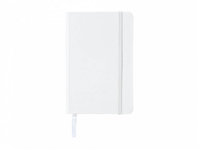 Блокнот классический карманный Juan А6, белый с логотипом  заказать по выгодной цене в кибермаркете AvroraStore