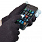 Перчатки мужские для работы с сенсорными экранами, черные с логотипом в Москве заказать по выгодной цене в кибермаркете AvroraStore