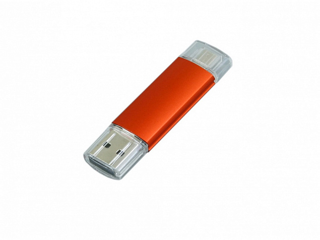 USB 2.0/micro USB- флешка на 32 Гб с логотипом в Москве заказать по выгодной цене в кибермаркете AvroraStore