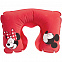 Надувная подушка под шею в чехле Mr. and Mrs. Mouse, красная с логотипом в Москве заказать по выгодной цене в кибермаркете AvroraStore
