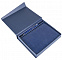 Коробка Duo под ежедневник и ручку, синяя с логотипом в Москве заказать по выгодной цене в кибермаркете AvroraStore