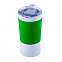 Термокружка вакуумная 'Funny" белая, зеленая, силикон с логотипом в Москве заказать по выгодной цене в кибермаркете AvroraStore