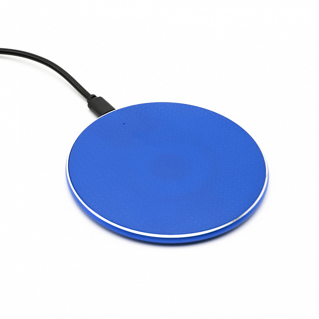 Беспроводное зарядное устройство Flappy, красный, синий с логотипом в Москве заказать по выгодной цене в кибермаркете AvroraStore