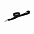 Ланъярд NECK, черный, полиэстер, 2х50 см с логотипом в Москве заказать по выгодной цене в кибермаркете AvroraStore