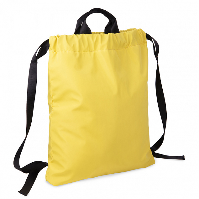 Рюкзак RUN new, жёлтый, 48х40см, 100% полиэстер с логотипом в Москве заказать по выгодной цене в кибермаркете AvroraStore