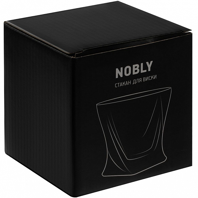 Стакан для виски Nobly с логотипом в Москве заказать по выгодной цене в кибермаркете AvroraStore