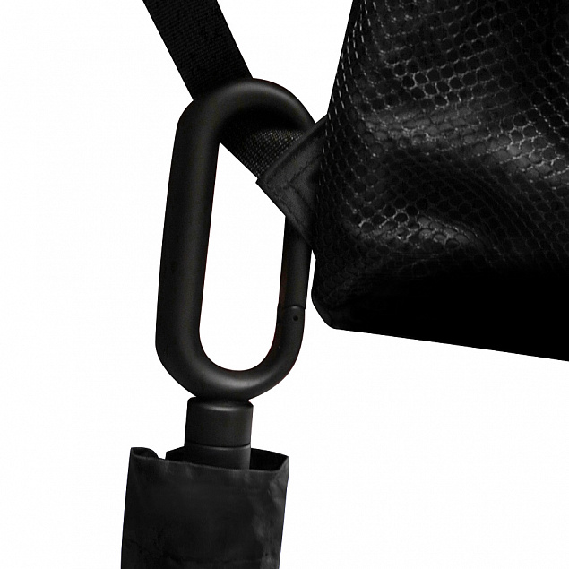 Зонт Глиссер - Черный AA с логотипом в Москве заказать по выгодной цене в кибермаркете AvroraStore