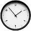 Часы настенные Helsey, белые с черным с логотипом в Москве заказать по выгодной цене в кибермаркете AvroraStore