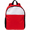 Детский рюкзак Comfit, белый с красным с логотипом в Москве заказать по выгодной цене в кибермаркете AvroraStore