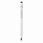 Металлическая ручка Simplistic, белый с логотипом в Москве заказать по выгодной цене в кибермаркете AvroraStore