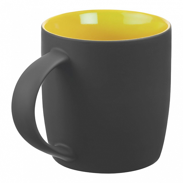 Кружка Surprise Touch c покрытием софт-тач, желтая с логотипом в Москве заказать по выгодной цене в кибермаркете AvroraStore