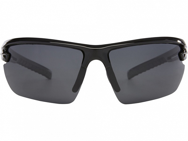 Поляризованные спортивные солнцезащитные очки Mönch в оправе из переработанного PET-пластика, черный с логотипом  заказать по выгодной цене в кибермаркете AvroraStore