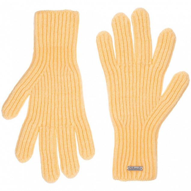 Перчатки Bernard, желтые с логотипом в Москве заказать по выгодной цене в кибермаркете AvroraStore