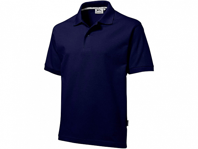 Рубашка поло Forehand мужская, темно-синий с логотипом в Москве заказать по выгодной цене в кибермаркете AvroraStore