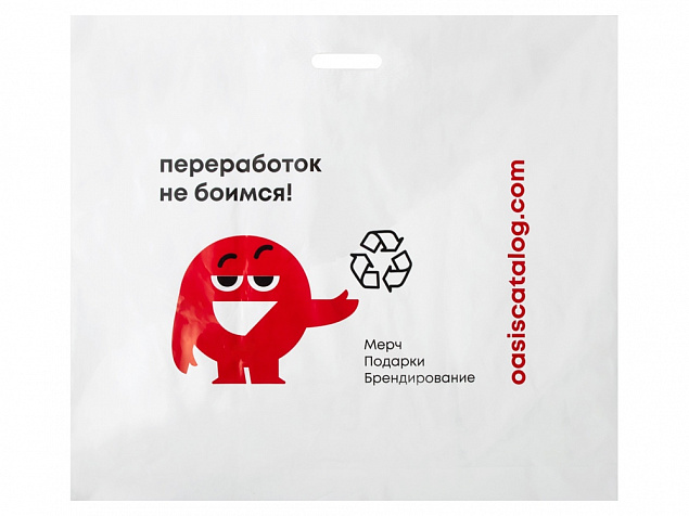 Фирменный пакет Oasis, L с логотипом в Москве заказать по выгодной цене в кибермаркете AvroraStore