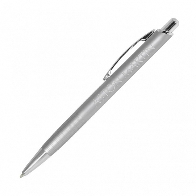 Шариковая ручка Cardin, серая/хром с логотипом в Москве заказать по выгодной цене в кибермаркете AvroraStore